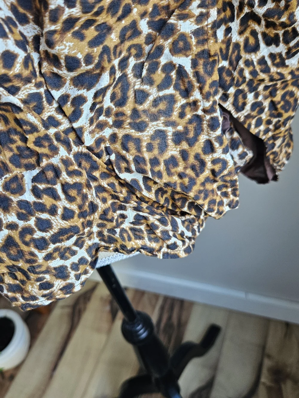 American Eagle Outfitters Leopard Print Romper - Brown & Black - Picture 6 of 7